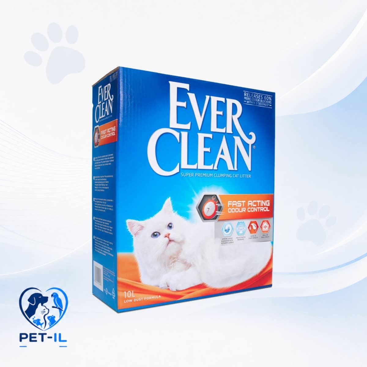 EVER CLEAN חול מתגבש רעננות מיידית - חול לחתולים